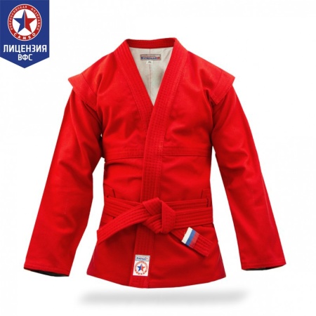 Купить Куртка для самбо "Атака" ВФС (подкладка, пояс)  р 36-48 в Березниках 