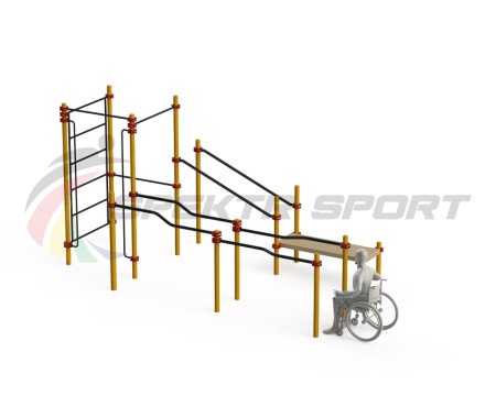 Купить Спортивный комплекс для инвалидов-колясочников WRK-D16_76mm в Березниках 
