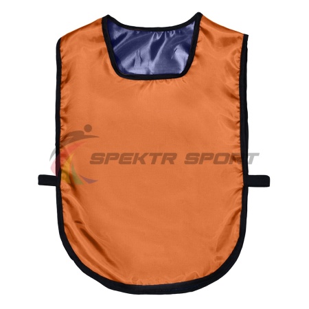 Купить Манишка футбольная двусторонняя универсальная Spektr Sport оранжево-синяя в Березниках 